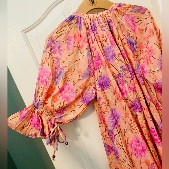 EUC Spell & the Gypsy Collective Musk Butterfly Mini Dress - Picture 9 of 15